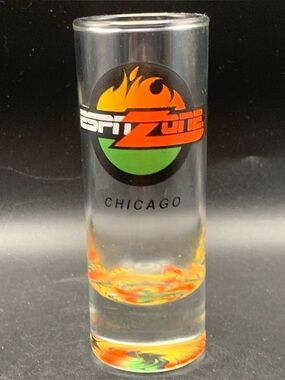 Vintage ESPN Zone Chicago Shot Glass Shotglass